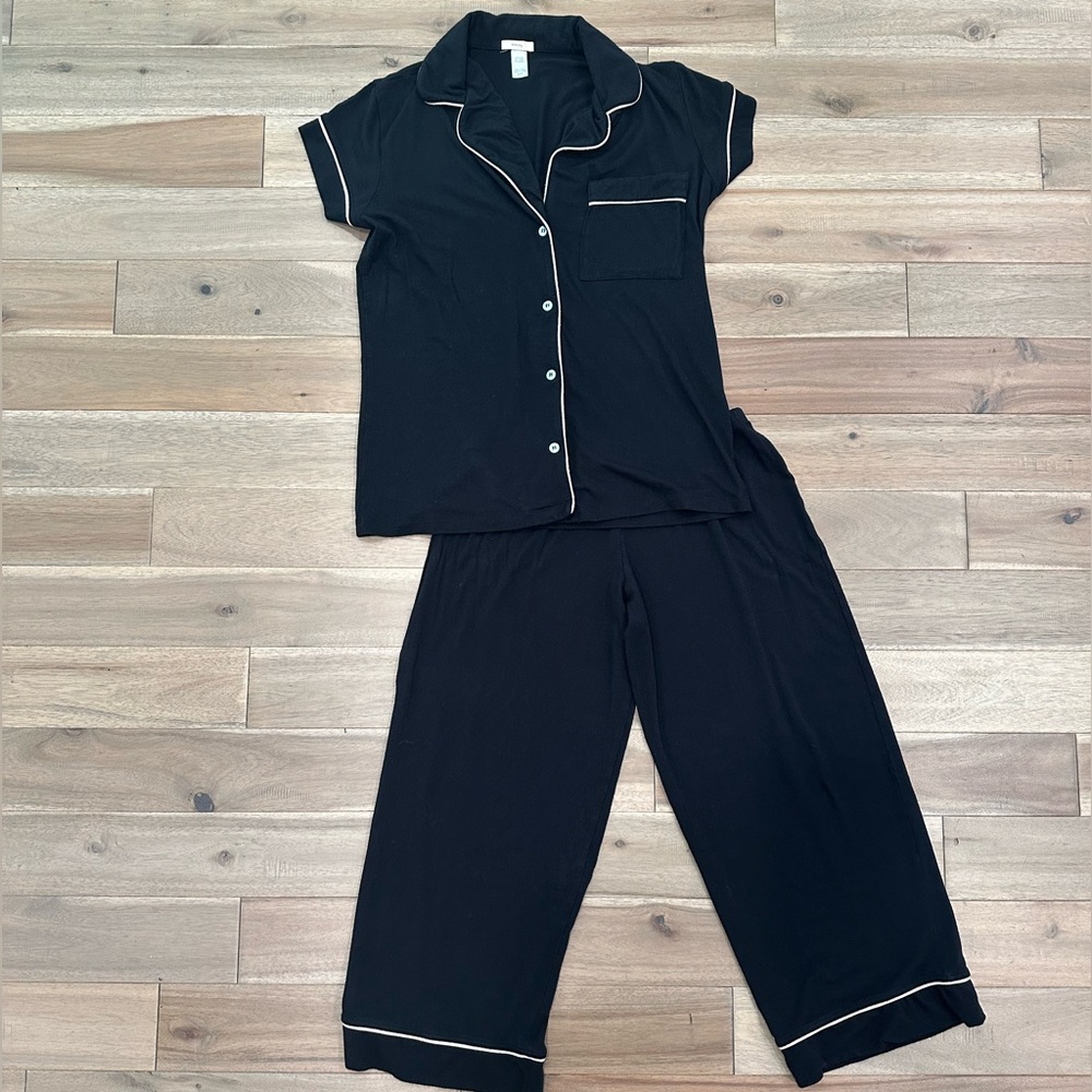 Eberjey Black Pajama Set